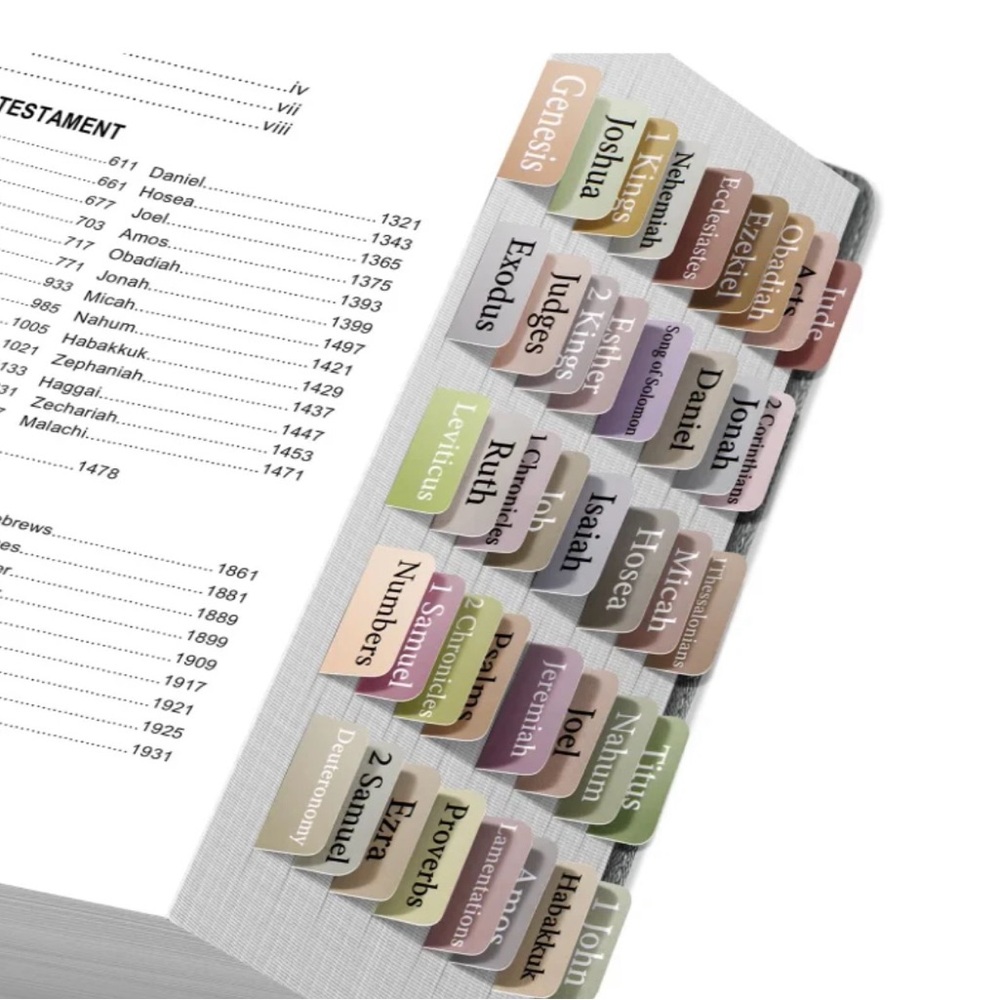 75 adhesive bible tabs